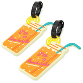 Novelty Collection Luggage Tags Set of 2 Luggage Tags by Travellty