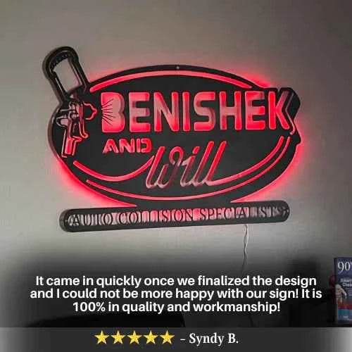 Custom Metal Sign - Personalized, Made-to-Order Steel Cut Design - GiFTiFY