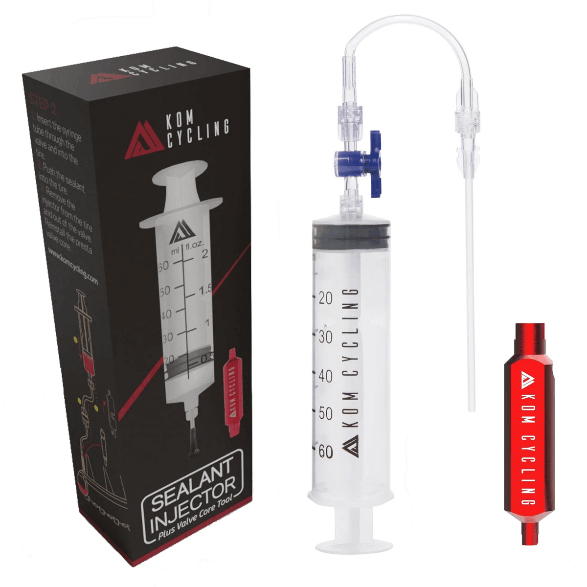 Tubeless Sealant Injector Tubeless by KOM Cycling