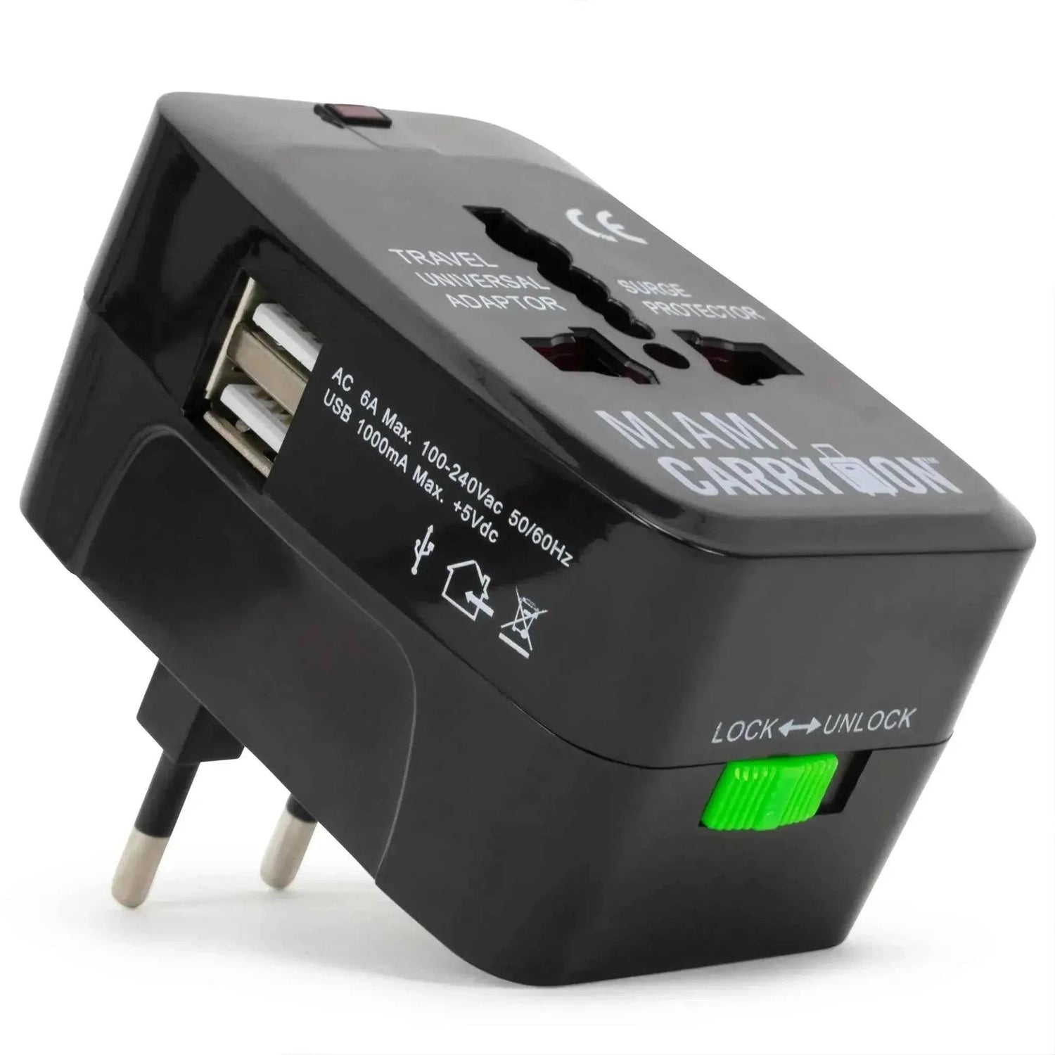 International Travel Adapter with USB Ports - GiFTiFY