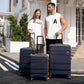 Brickell 3 Piece Expandable Retro Luggage Set