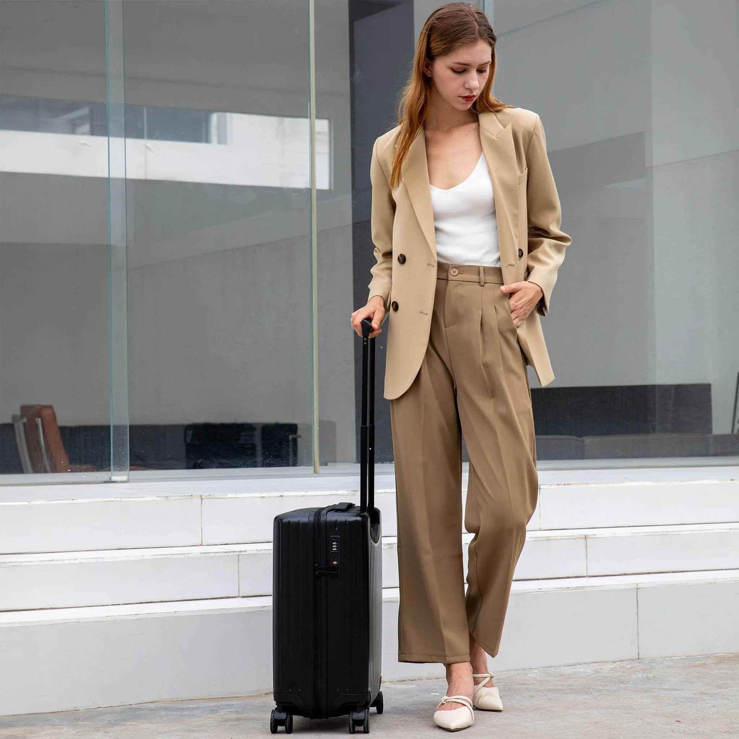 Ocean Polycarbonate Carry-On Suitcase - GiFTiFY