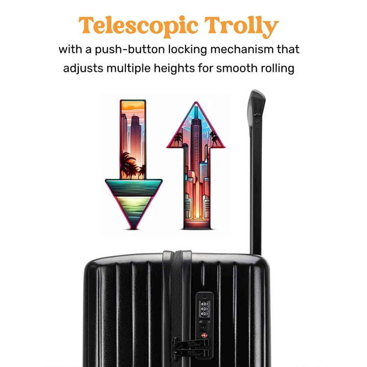 Ocean Polycarbonate Carry-On Suitcase - GiFTiFY