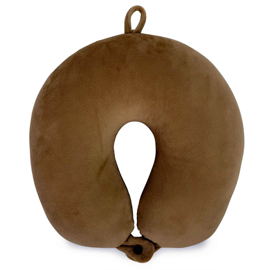 Plush Microbeads Travel Neck Pillow - GiFTiFY