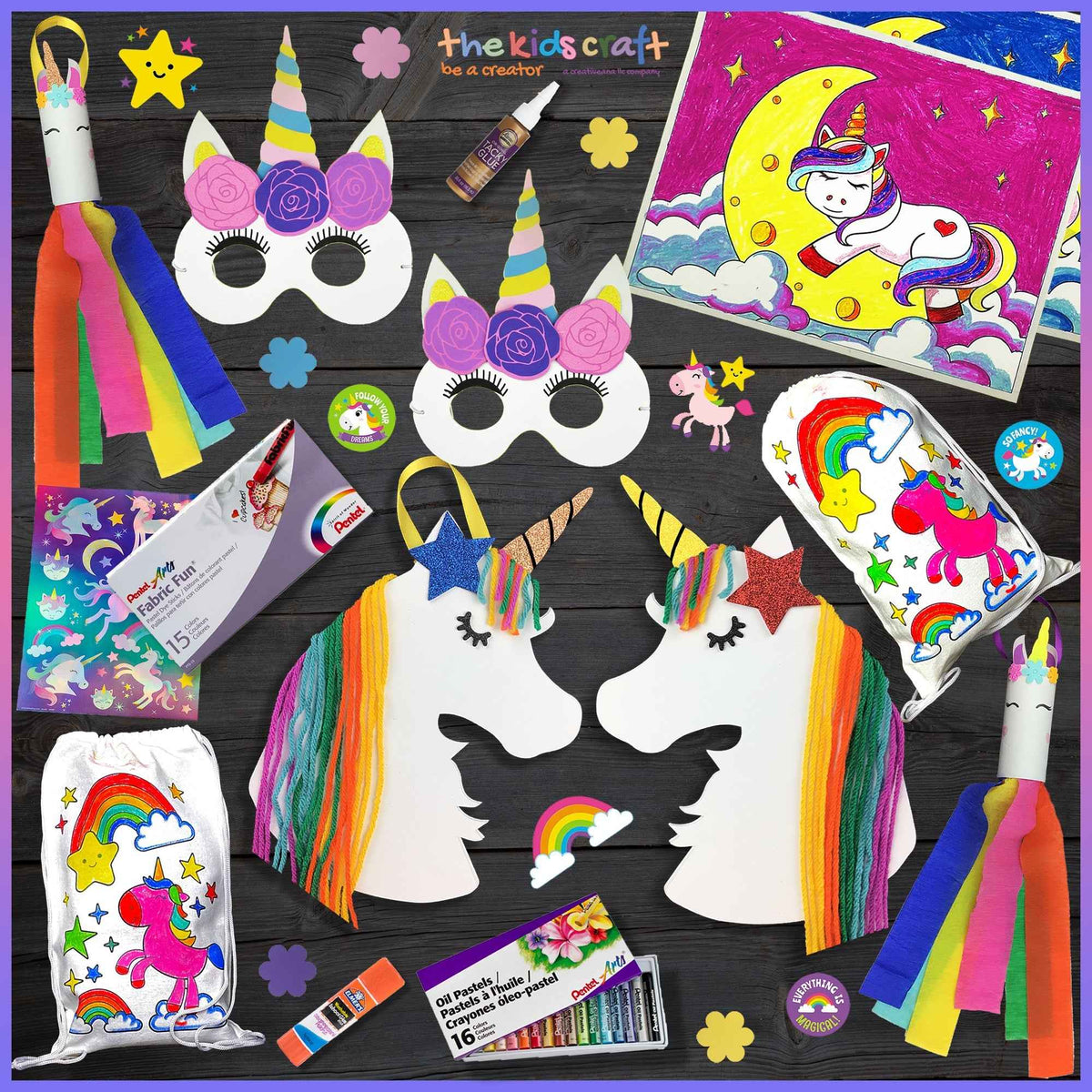 The Magical Unicorn Craft Box by The Kids Craft
