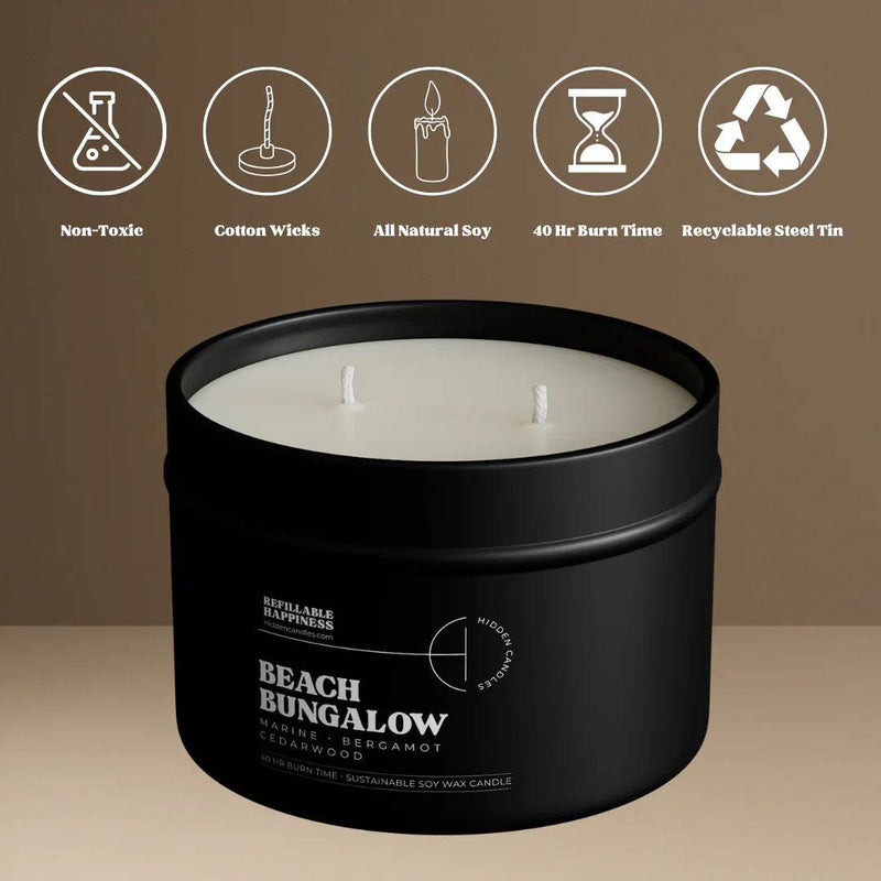 The Hidden Candle Succulent & Candle by Hidden Candles