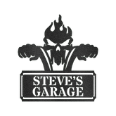 Garage Sign - Custom Metal Sign, Motorcycle Lover Gift, Gift For Father - GiFTiFY