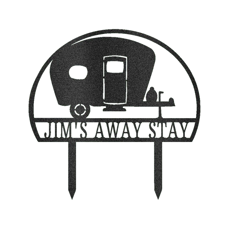 Camper Yard Personalized Gifts - Custom Metal Sign - GiFTiFY