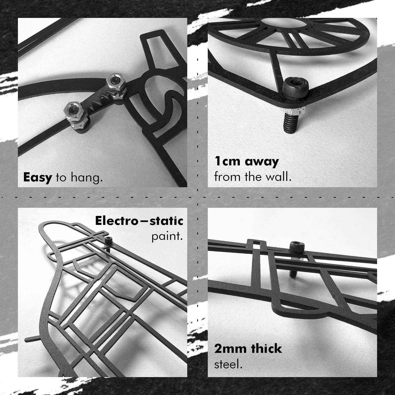 340B Plus Metal Aircraft Wall Art - NCP0305 - GiFTiFY