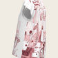 The Horse Fair in Rose Loose Fitting V Neck Shirt