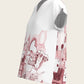 The Horse Fair in Rose Loose Fitting V Neck Shirt Espoir Equestrian