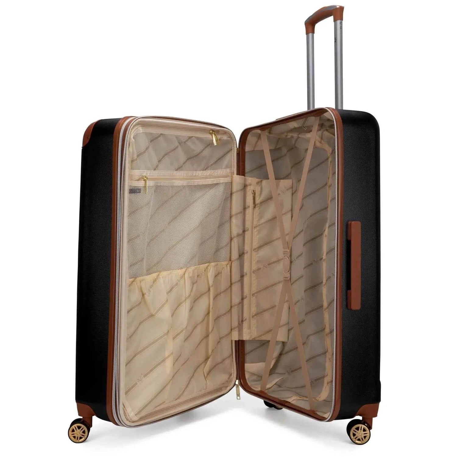 Vintage 3 Piece Expandable Retro Luggage Set - GiFTiFY