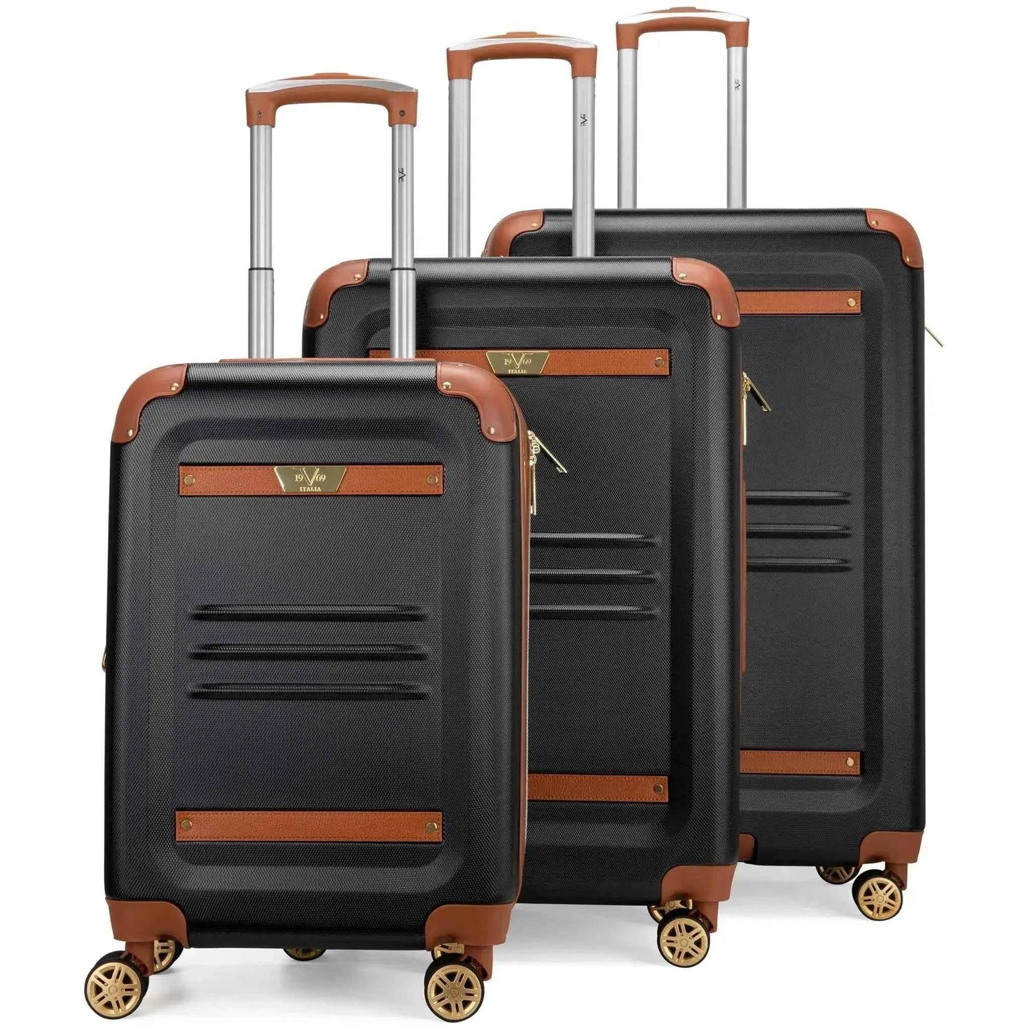 Vintage 3 Piece Expandable Retro Luggage Set - GiFTiFY