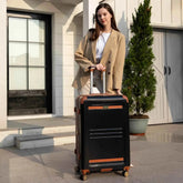 Vintage 3 Piece Expandable Retro Luggage Set - GiFTiFY