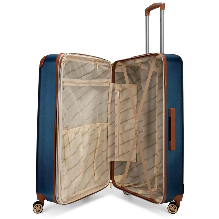 Vintage 3 Piece Expandable Retro Luggage Set - GiFTiFY
