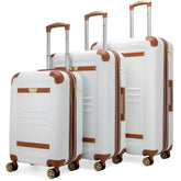 Vintage 3 Piece Expandable Retro Luggage Set - GiFTiFY