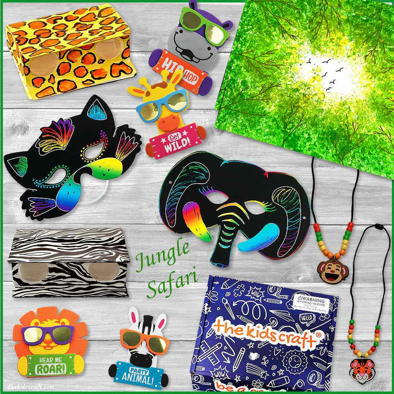 Jungle Safari Craft Box by The Kids Craft