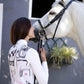 The Horse Fair Monochrome Long Pleated Long Sleeve Sleeve Show Shirt