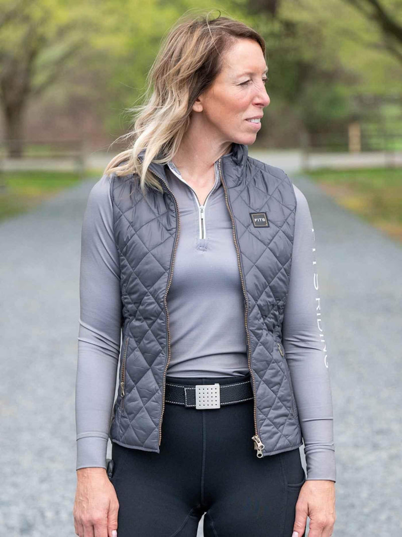 Ainsley Quilted Vest Outerwear by FITS Riding