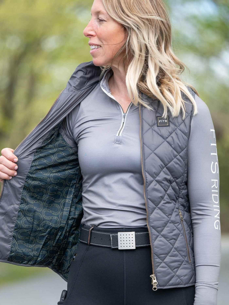 Ainsley Quilted Vest Outerwear by FITS Riding