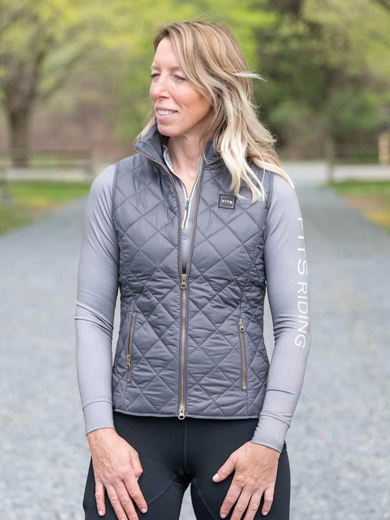 Ainsley Quilted Vest Outerwear by FITS Riding