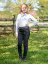 Girl's Denim Knee Patch Tread Breech