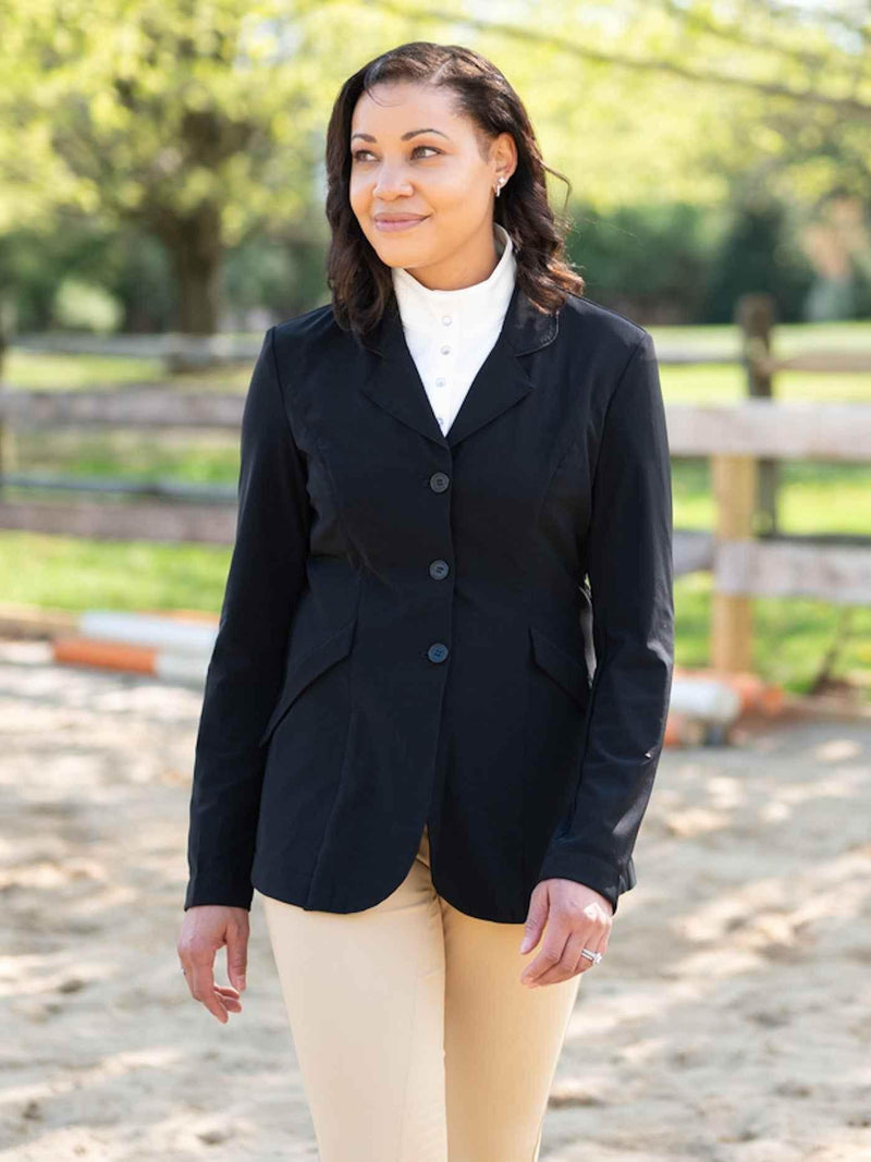 Zephyr II Mesh Hunt Show Coat - Black Show Apparel by FITS Riding