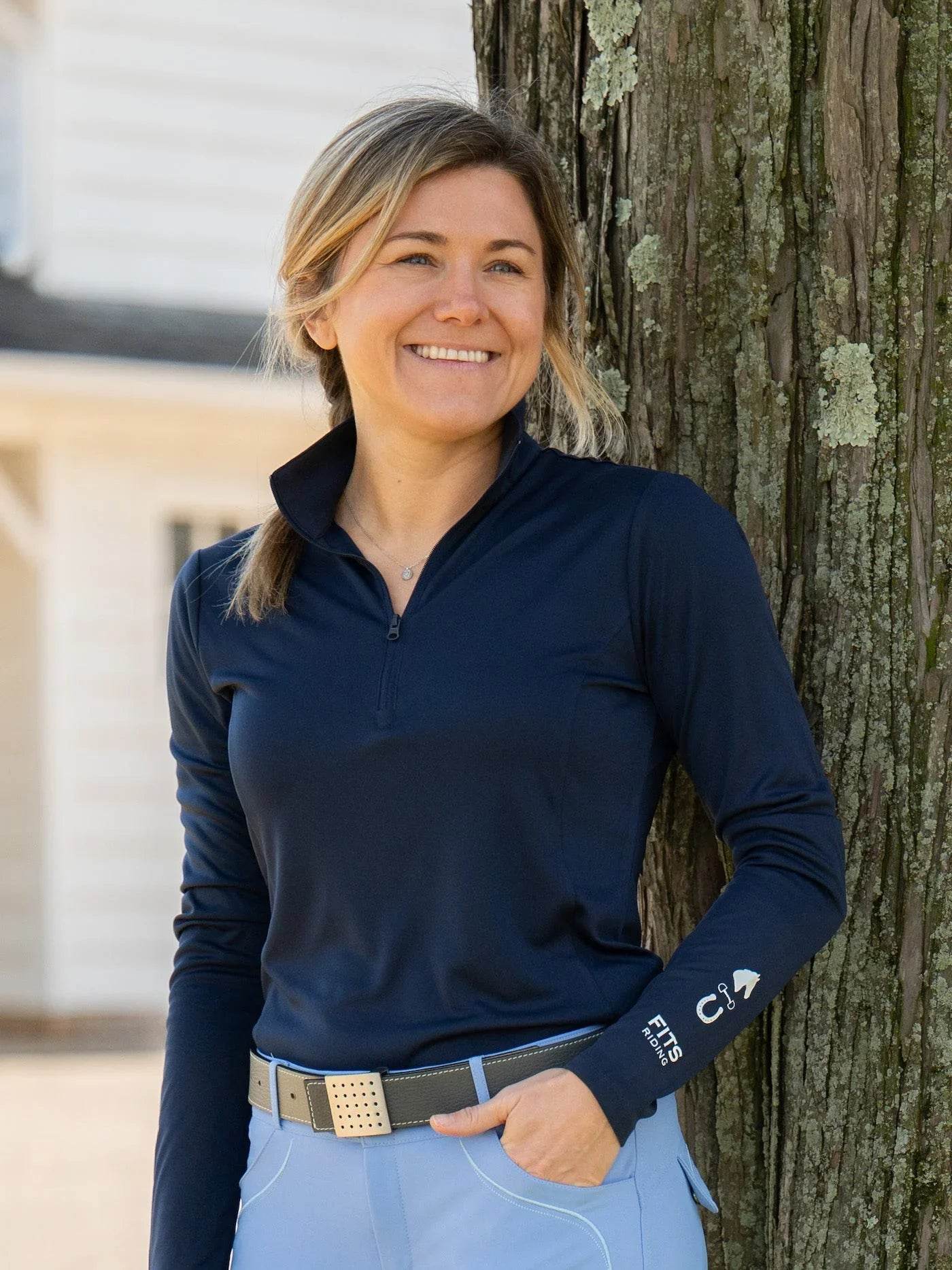 FITS Trio Graphic 1/4 Zip Long Sleeve - GiFTiFY