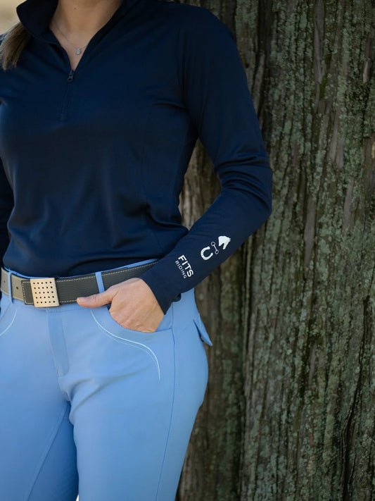 FITS Trio Graphic 1/4 Zip Long Sleeve FITS Riding