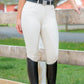 PerforMAX Full Seat Leather Breech w/Zip Front Slash Pockets FITS Riding