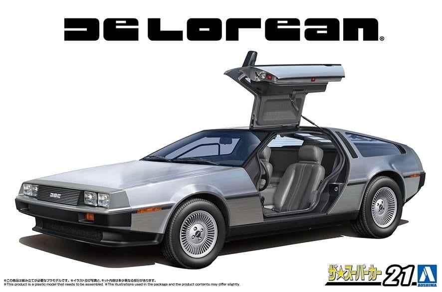 1982 DeLorean DMC-12 1:24 Scale Model Kit - GiFTiFY