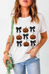 Pumpkin Round Neck Short Sleeve T-Shirt Halloween by Trendsi
