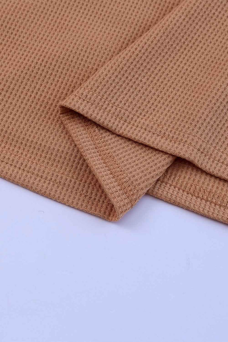 Plus Size Printed Color Block Ruffled Blouse - GiFTiFY