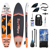 Pro Inflatable SUP Board,stand up paddle board 11ft All-Around inflatable stand up Paddle Board - Military-Grade for Surfing & Expedition, Includes Carbon Paddle & Pro Pump - GiFTiFY