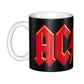 AC DC Heavy Metal Music Mugs Personalized Australian Rock Band Coffee Ceramic Mug Creative Gift Outdoor Work Camping Cup - GiFTiFY