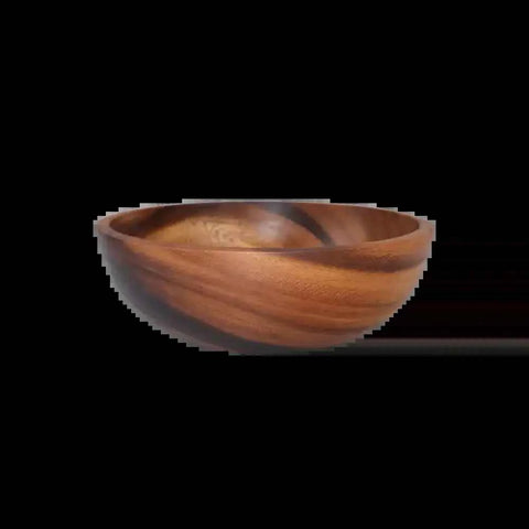 Acacia Wooden Bowl Stack with Fruit