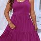 Plus Size Tiered Scoop Neck Tank Dress