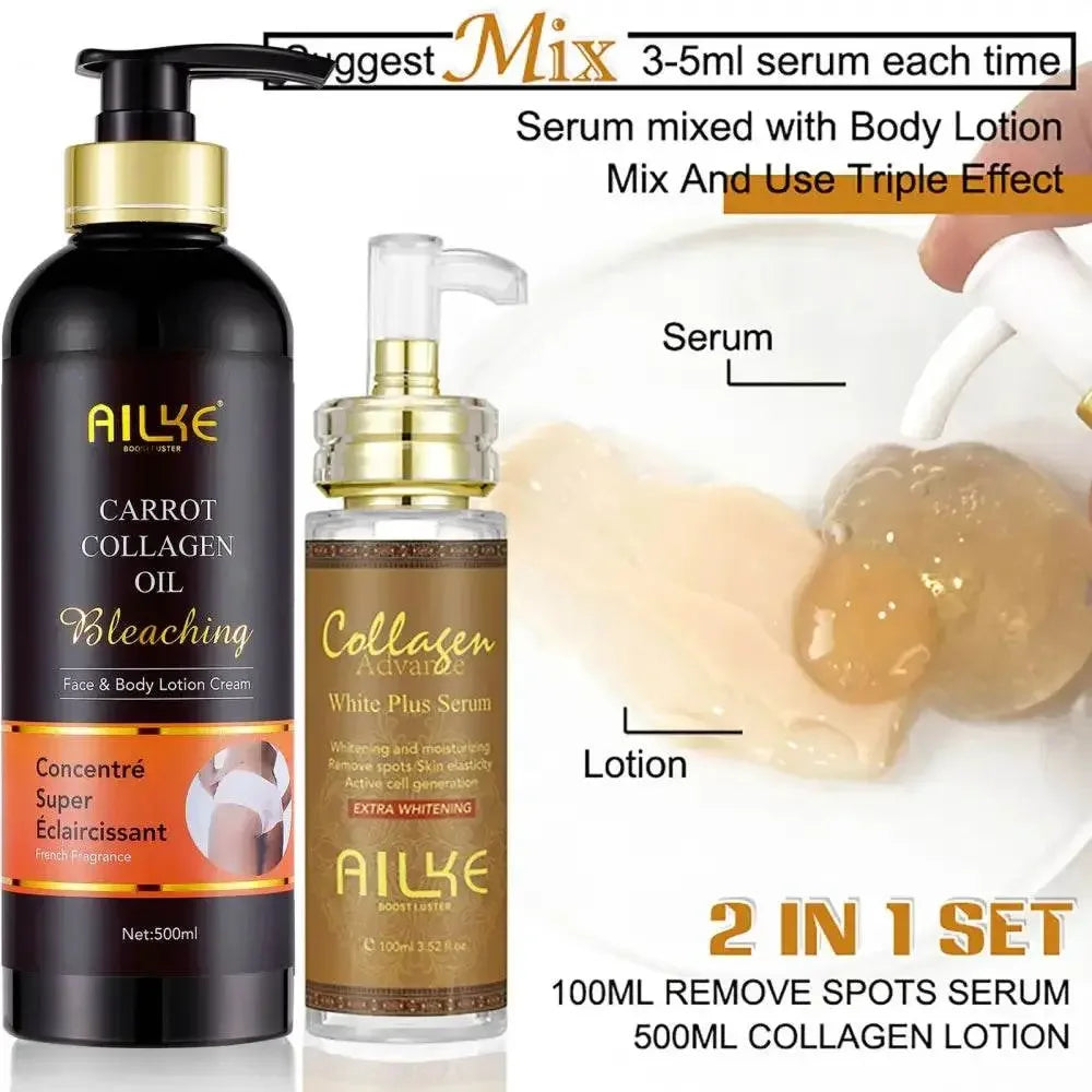 AILKE Collagen Whitening Skin Care Set Skin Care by Dropshee