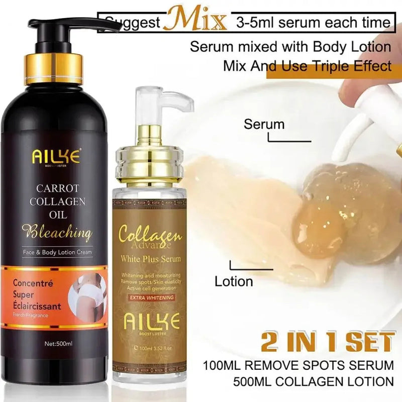 AILKE Collagen Whitening Skin Care Set Skin Care by Dropshee