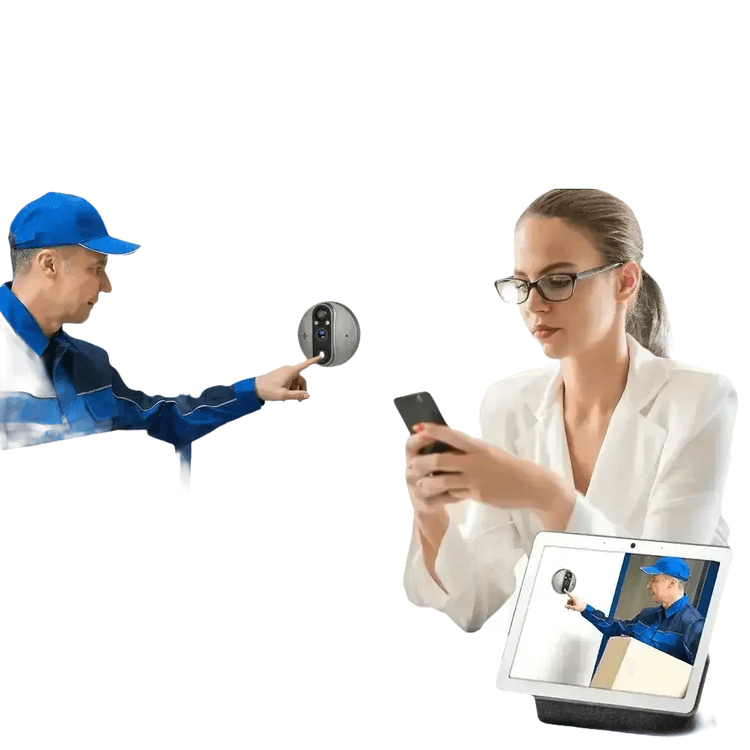 Alexa Door Cam with PIR Motion Screen - GiFTiFY