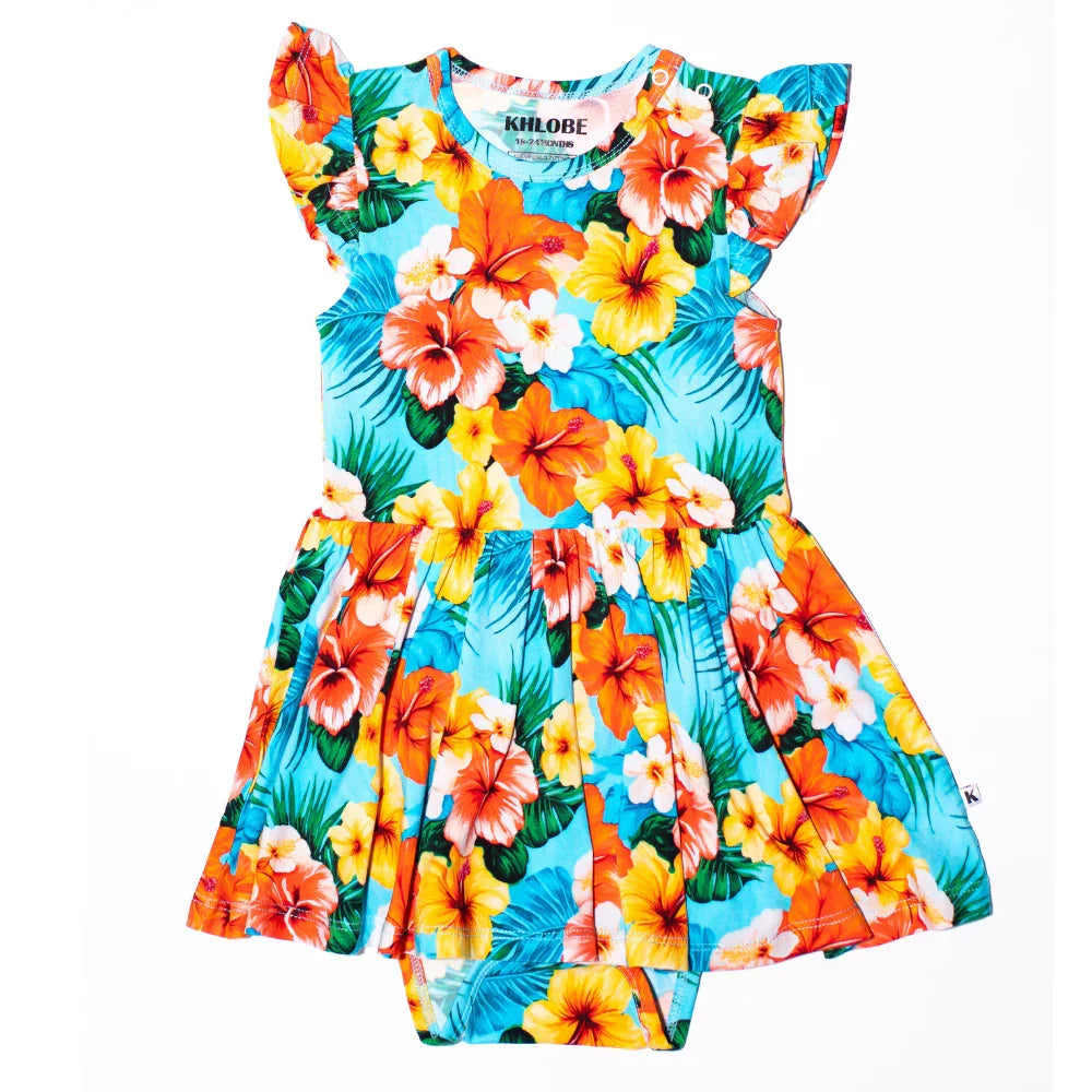 Ruffle Dress Short Sleeve Khlobe