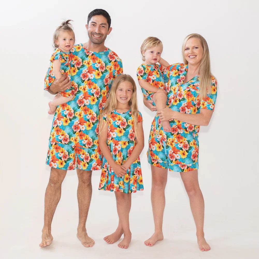 Men's Crew Short Pajamas Aloha by Khlobe