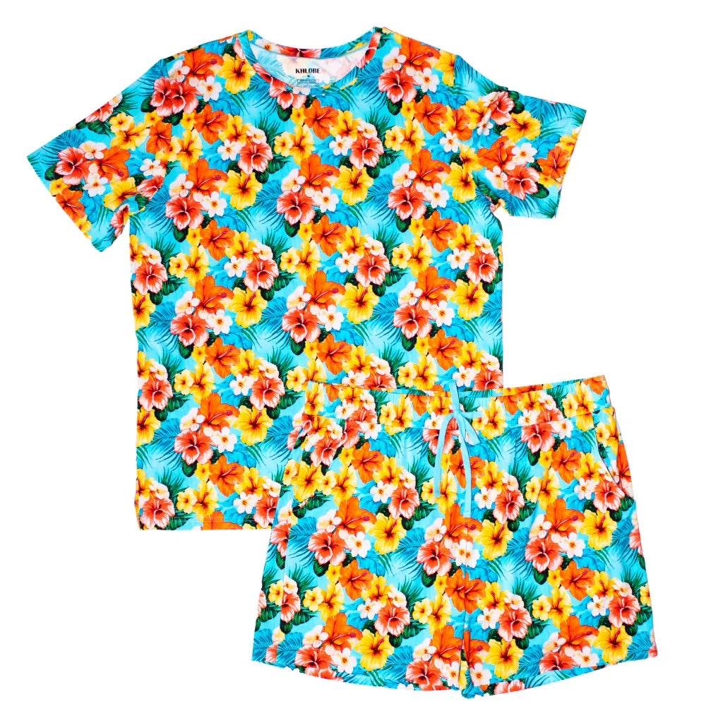 Men's Crew Short Pajamas Aloha by Khlobe