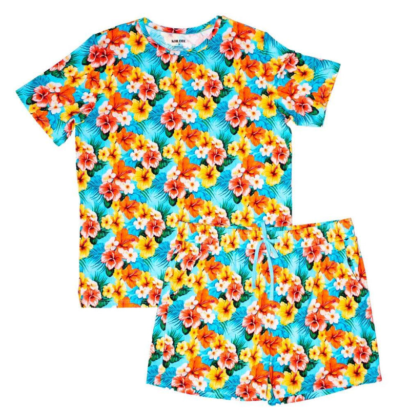 Men's Crew Short Pajamas Aloha by Khlobe