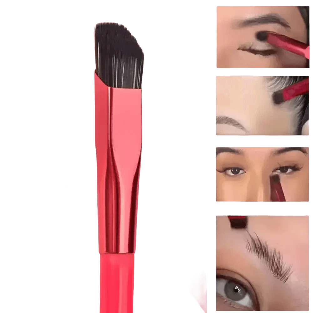 Angled Eyebrow Brush with Packaging - GiFTiFY