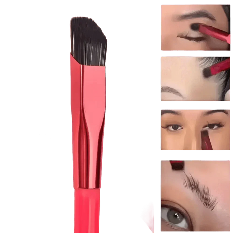 Angled Eyebrow Brush with Packaging - GiFTiFY