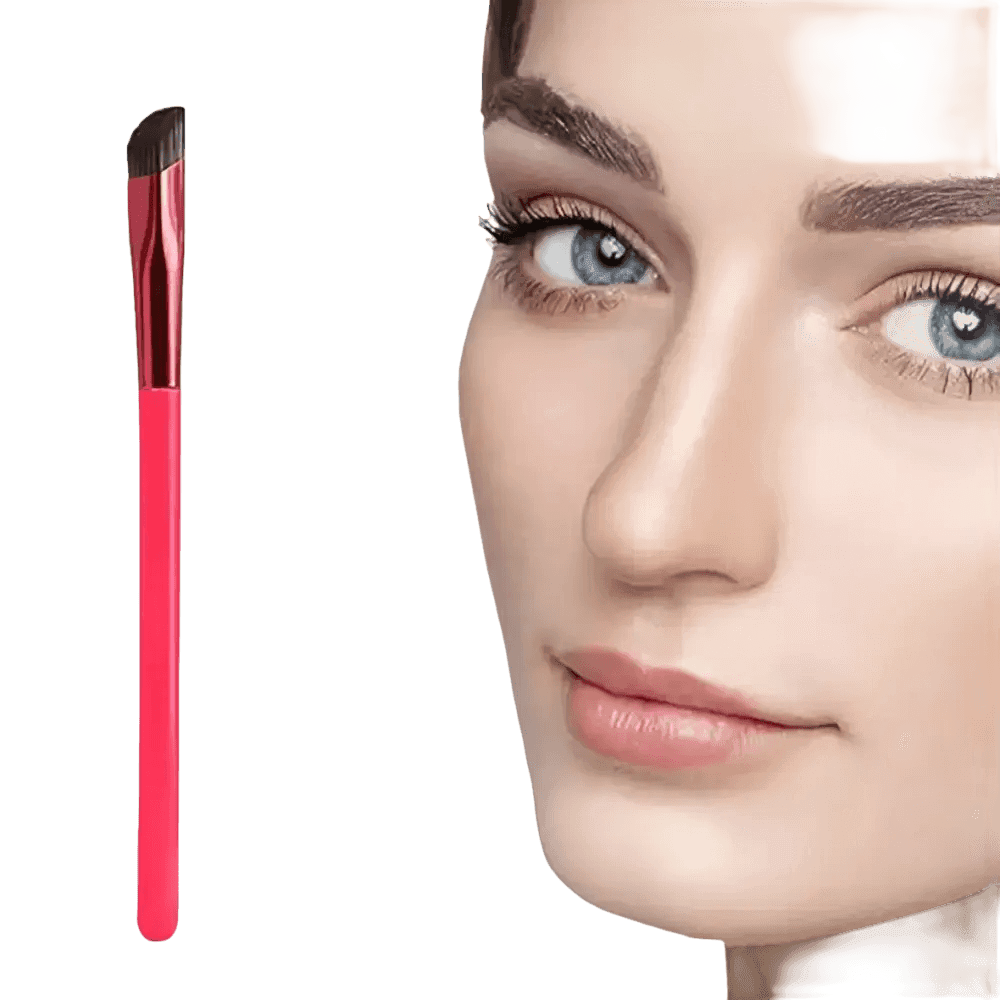 Angled Eyebrow Brush with Packaging - GiFTiFY