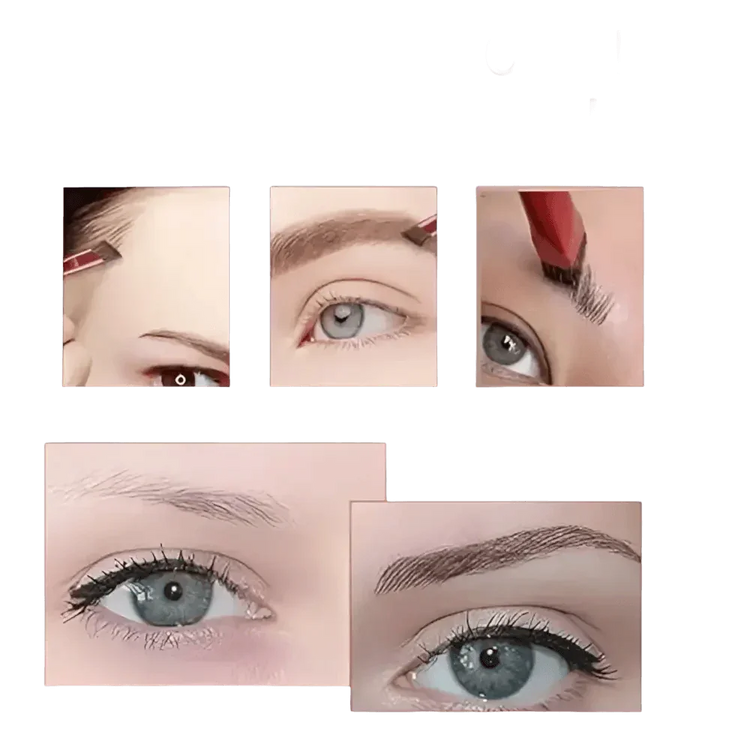 Angled Eyebrow Brush with Packaging - GiFTiFY