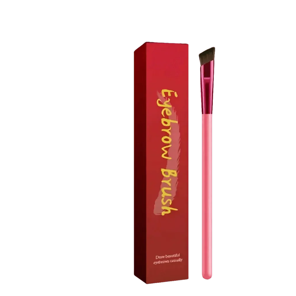 Angled Eyebrow Brush with Packaging - GiFTiFY