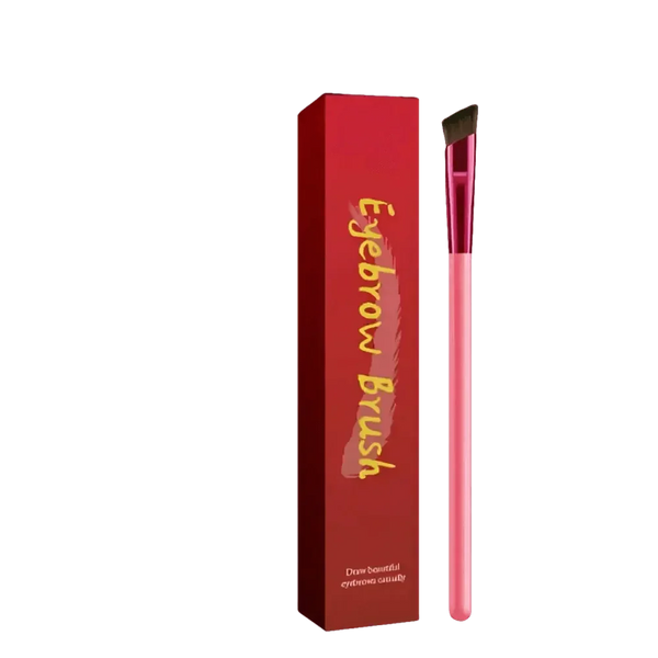Angled Eyebrow Brush with Packaging - GiFTiFY